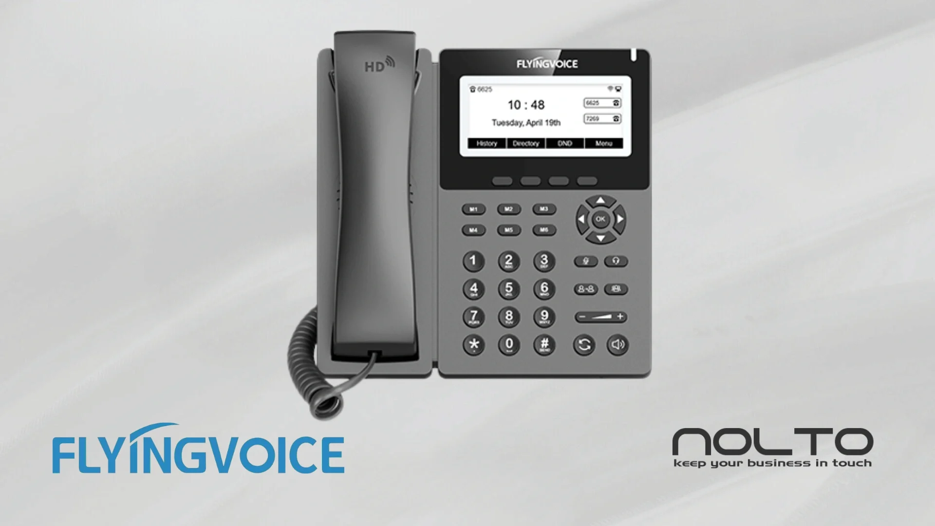 Flyingvoice P22P Geniş Ekranlı Çağrı Merkezi İş IP Telefonu (RU)