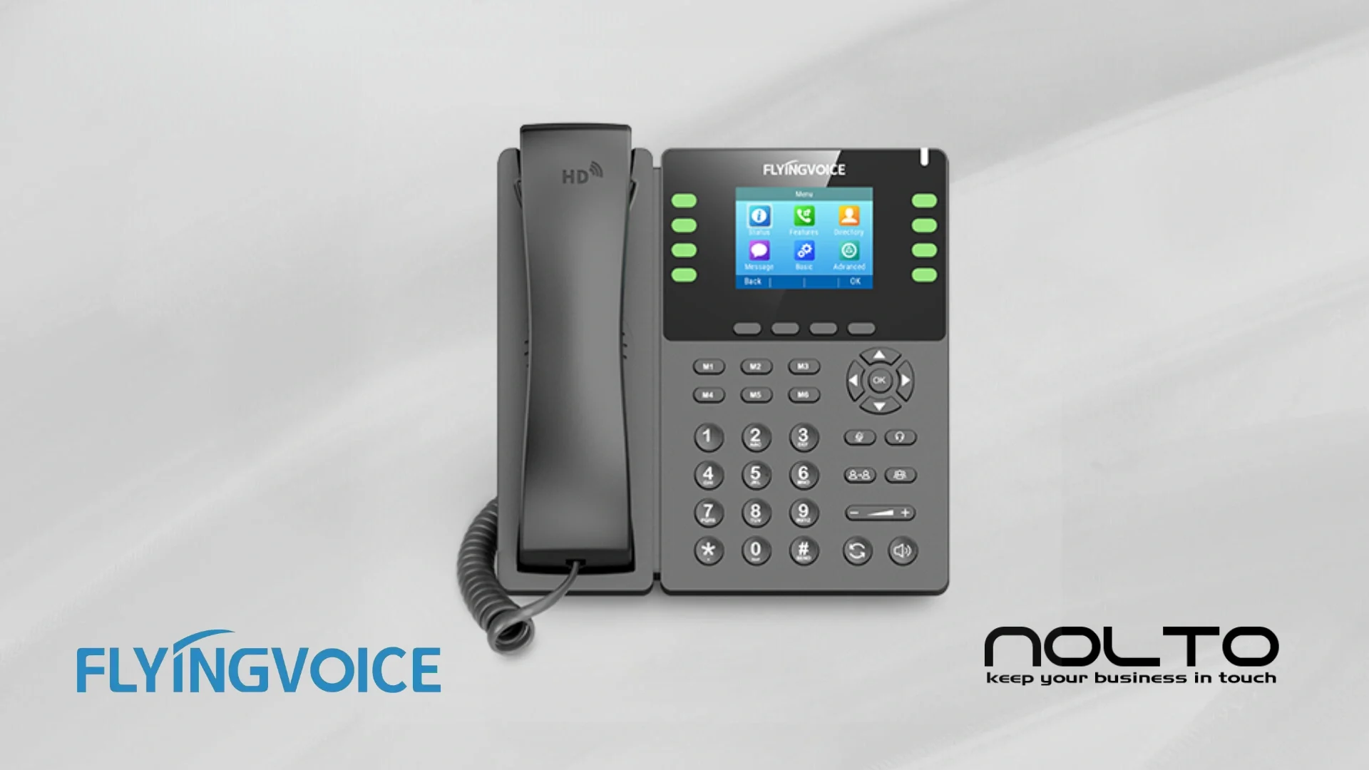 FlyingVoice P23G Çok Fonksiyonlu İş Tipi IP Telefonu