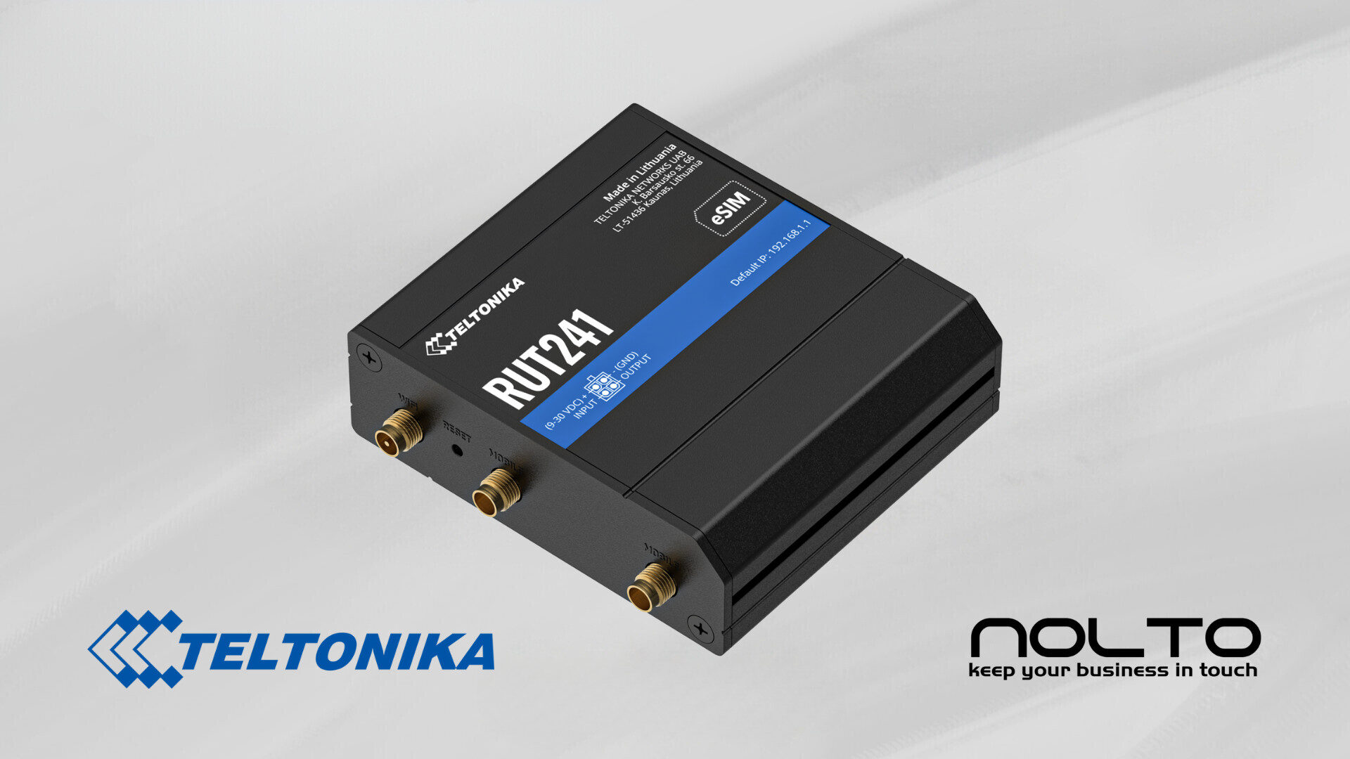 Teltonika RUT241 Endüstriyel 4G eSIM Router (EN)
