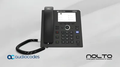 AudioCodes C430HD Giriş Seviyesi Microsoft Teams IP Telefonu (EN)