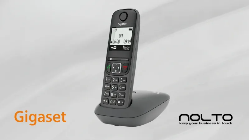 Gigaset AS490 Siyah - Kablosuz DECT Telsiz Telefon (EN)