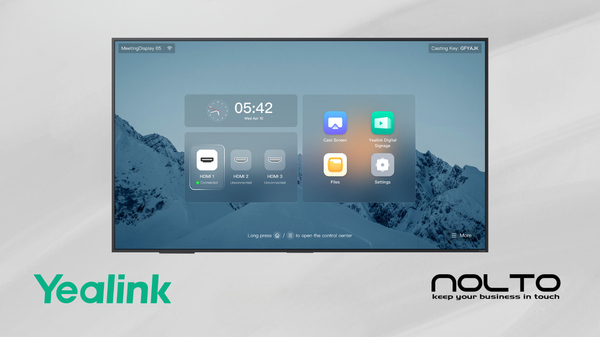 Yealink MeetingDisplay Ekran 75 inç