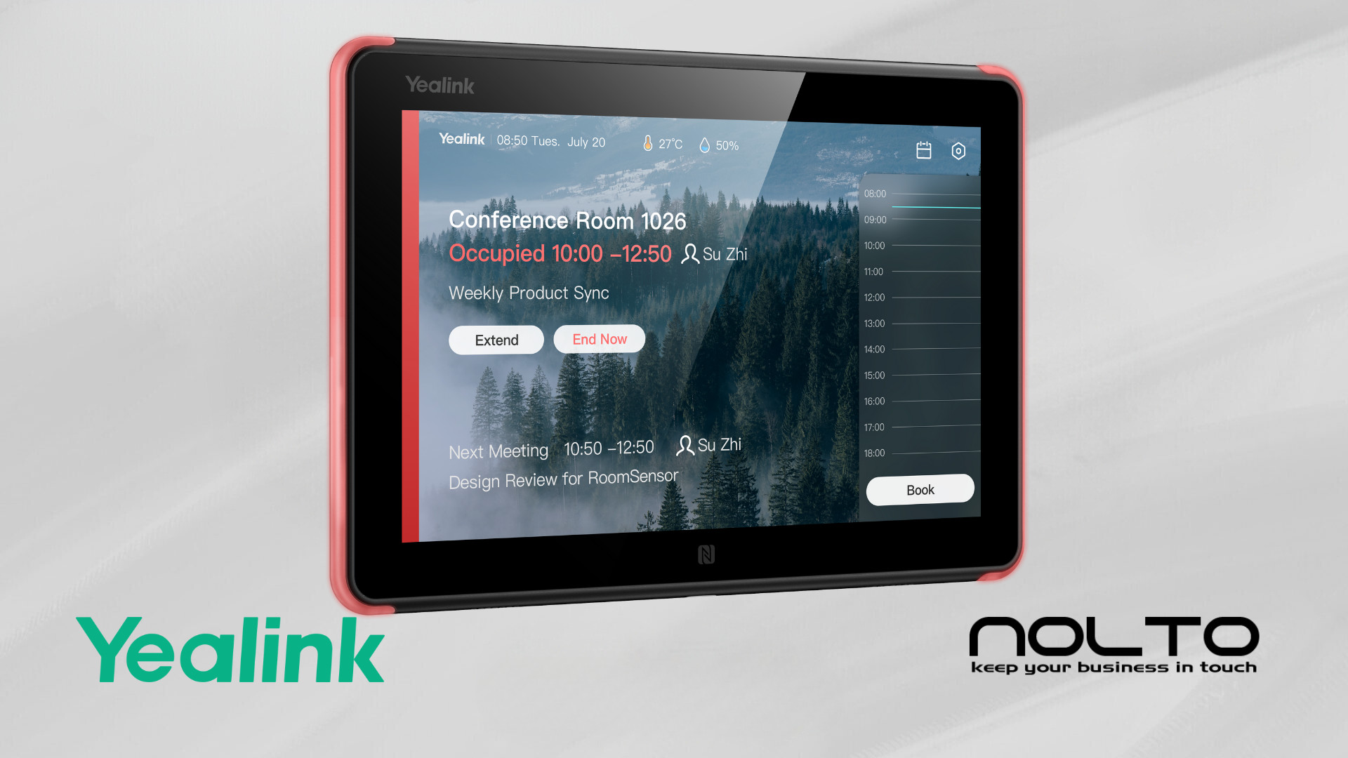 Yealink RoomPanel Oda Rezervasyon Paneli